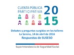 Resultados Consultas Cuenta Pública Participativa 2015