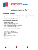Resumen Ejecutivo Cuenta Pública 2018