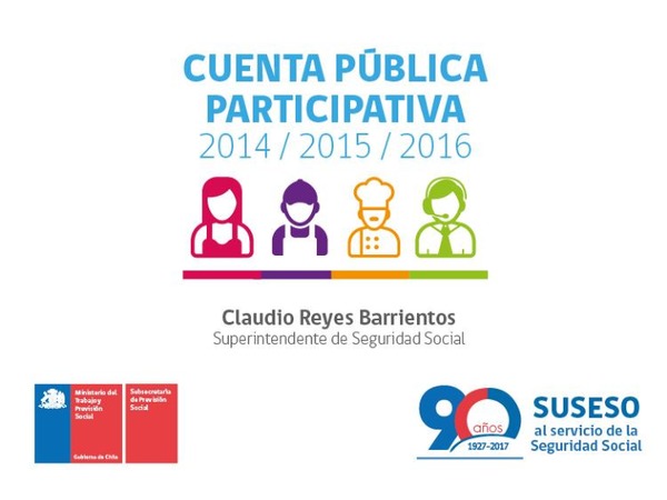 Cuenta Pública Participativa 2014 / 2015 /2016