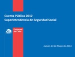 Cuenta Pública 2012