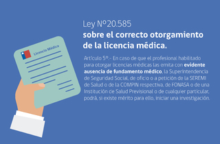 Mal uso de licencia médicas