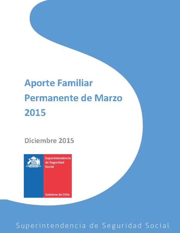 Aporte Familiar Permanente de Marzo 2015