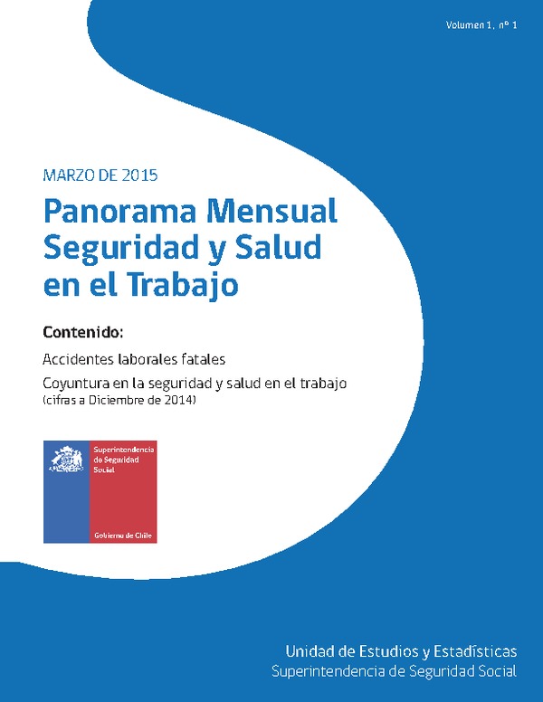 Panorama Mensual Seguridad y Salud en el Trabajo marzo 2015