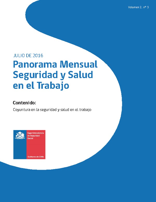 Panorama Mensual Seguridad y Salud en el Trabajo julio 2016