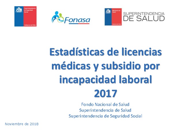 Presentación general con las estadísticas de LM y SIL año 2017