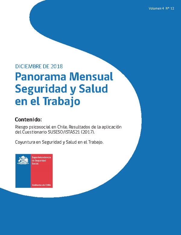 Panorama Mensual Seguridad y Salud en el Trabajo diciembre 2018