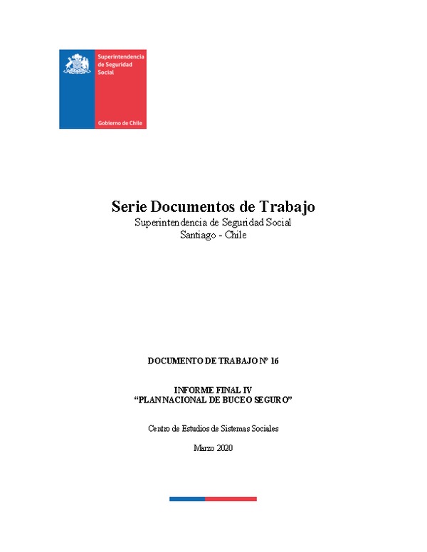 Documento 18: Propuesta de Plan Nacional de Buceo Seguro