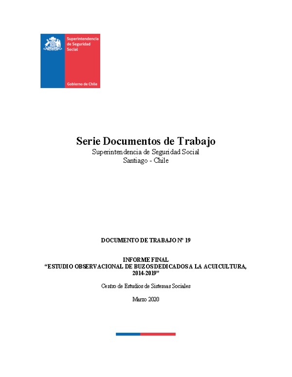 Documento 16: Estudio observacional de buzos dedicados a la acuicultura 2014-2019