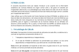 Metodología estadísticas generales de LM y SIL del año 2019