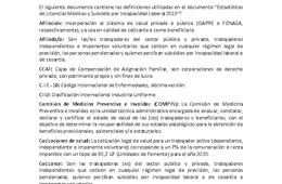 Glosario estadísticas generales de LM y SIL del año 2019