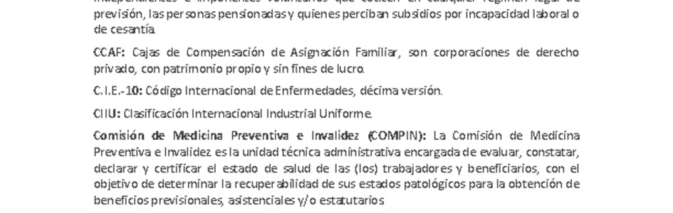 Glosario estadísticas generales de LM y SIL del año 2019