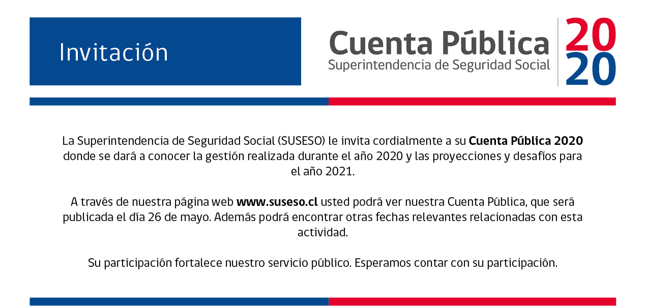 Invitación Cuenta Pública 2020