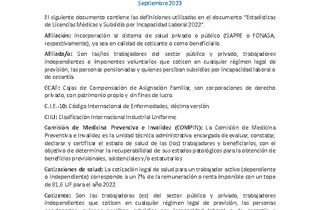 Glosario Estadísticas LM & SIL año 2022