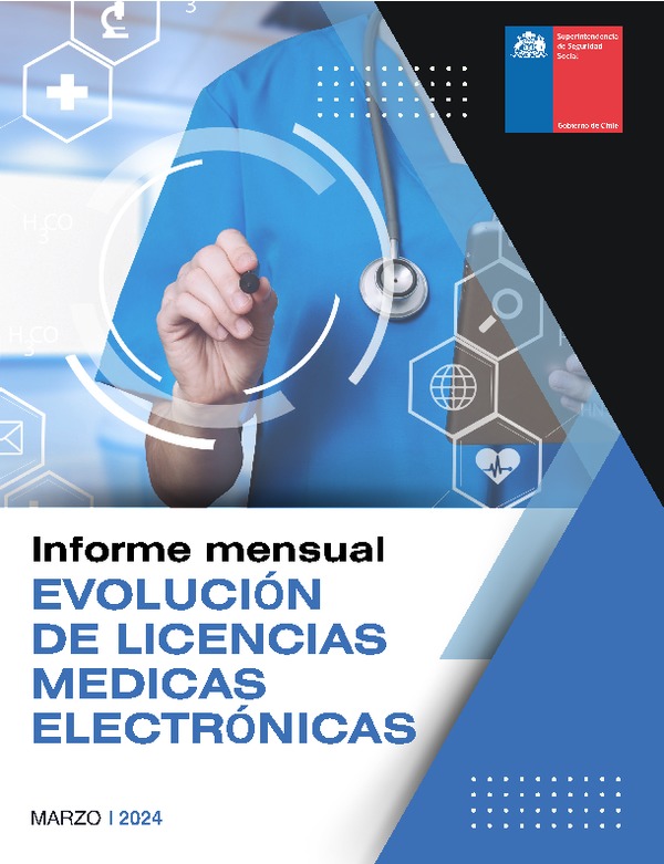 Informe mensual Evolución de Licencias Médicas Electrónicas. Marzo 2024