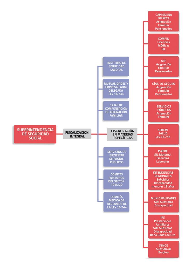 Diagrama de entidades fiscalizadas