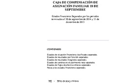 Estados financieros al 30 de septiembre de 2014