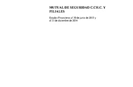 MUSEG CCHC - Estados financieros consolidados al 30 de junio de 2015