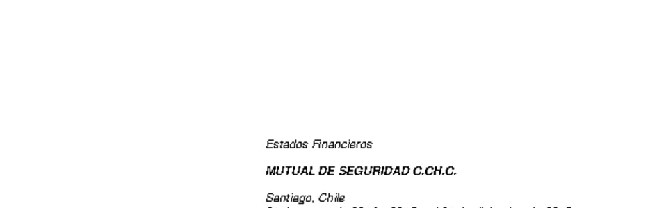 MUSEG CCHC - Estados financieros individuales al 31 de marzo de 2016