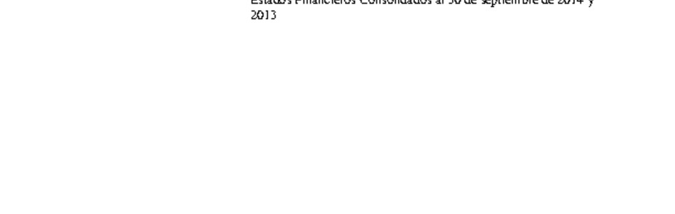 MUSEG CCHC: Estados financieros consolidados al 30 de septiembre de 2014