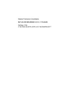 MUSEG CCHC: Estados financieros consolidados al 31 de marzo de 2019