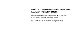 Estados financieros consolidados al 31 de diciembre de 2018 y 2017