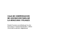 Estados Financieros Consolidados al 31 de diciembre de 2017 y 2016