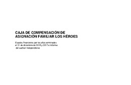 Estados Financieros Consolidados al 31 de diciembre de 2018 y 2017