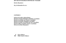 ACHS: Estados financieros consolidados al 31 de diciembre de 2021