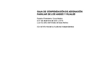 Estados Financieros Consolidados al 31 de diciembre de 2020 y 2019