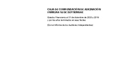 Estados financieros consolidados al 31 de diciembre de 2020 y 2019