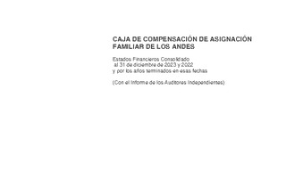 Estados Financieros Consolidados al 31 de diciembre de 2023 y 2022