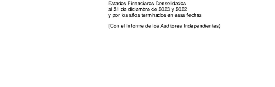 Estados Financieros Consolidados al 31 de diciembre de 2023 y 2022