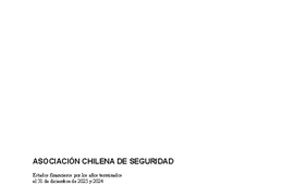 ACHS: Estados financieros individuales al 31 de diciembre de 2025
