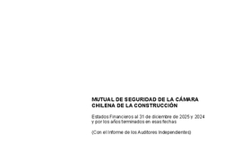 MUSEG CCHC: Estados financieros individuales al 31 de junio de 2025