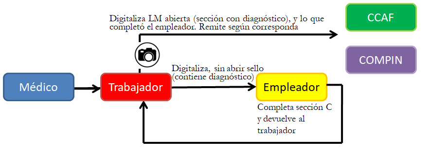 Esquema licencias medica papel