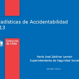 Estadísticas de Accidentabilidad 2013