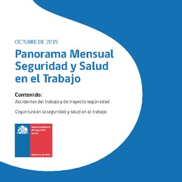 Panorama Mensual Seguridad y Salud en el Trabajo octubre 2015