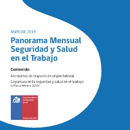 Panorama Mensual Seguridad y Salud en el Trabajo mayo 2015