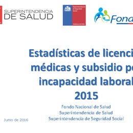 Presentación autoridades con las estadísticas de LM y SIL año 2015