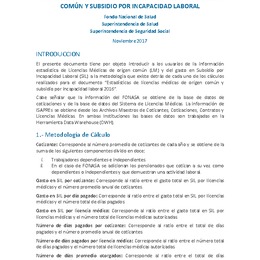 Metodología estadísticas generales de LM y SIL del año 2016