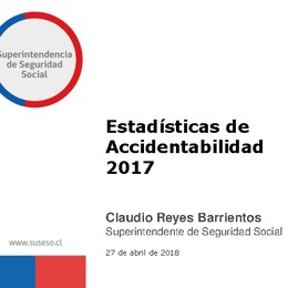 Estadísticas de Accidentabilidad 2017