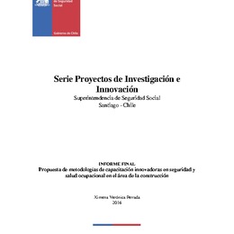 Propuesta de metodologías de capacitación innovadoras en seguridad y salud ocupacional en el área de la construcción