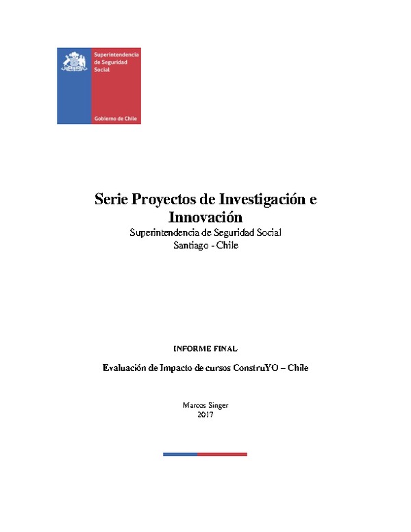 Evaluación de Impacto de cursos ConstruYO - Chile