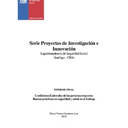 Condiciones Laborales de las personas mayores: Buenas prácticas en seguridad y salud en el trabajo