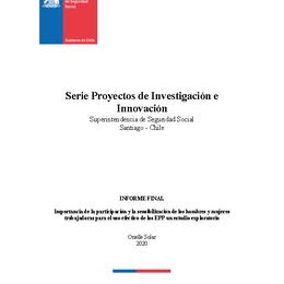 Importancia de la participación y la sensibilización de los hombres y mujeres trabajadoras para el uso efectivo de los EPP: un estudio exploratorio