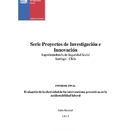 Evaluación de la efectividad de las intervenciones preventivas en la accidentabilidad laboral