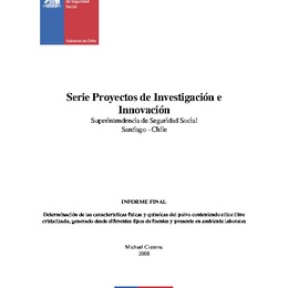 Determinación de las concentraciones de exposición laboral a sílice libre cristalina en la construcción de edificios en altura, Región Metropolitana