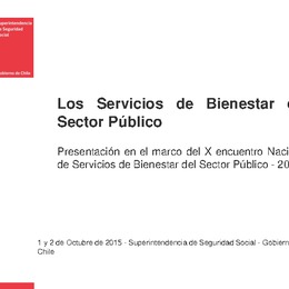 Los Servicios de Bienestar del Sector Público