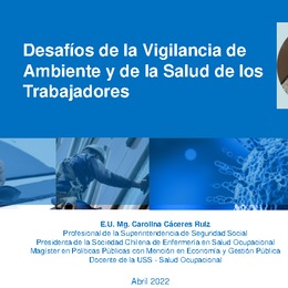 Vigilancia ambiental y de la salud en los lugares de trabajo