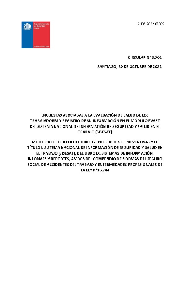 Circular 3701